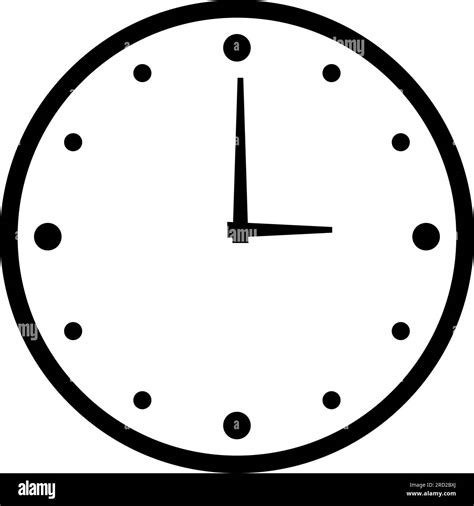 Clock Icon In Trendy Flat Style Isolated On Background Clock Icon Page