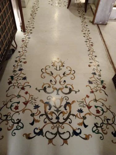 Multicolor Marble Inlay Floor Design Services Size X Mm At Rs