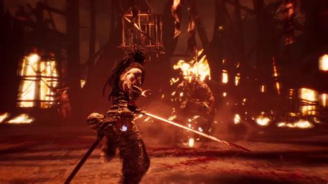 Hellblade Senuas Sacrifice Surtr God Of Fire Boss Fight Youtube