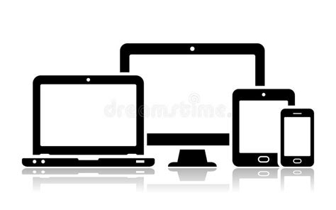 Mobile Desktop Tablet Icons Stock Illustrations 5 594 Mobile Desktop