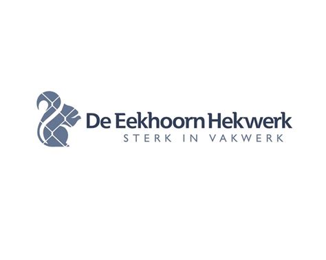 Eekhoorn Hekwerk Professioneel Logo Laten Ontwerpen Ontwerper Met