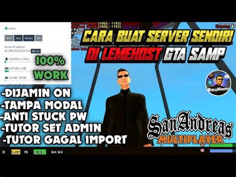 Cara Buat Server Sendiri Di LEMEHOST GTA SAMP GM KPRP V4 YouTube