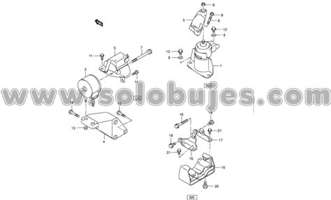 Soporte Motor Trasero Dzire 2022 Solobujes