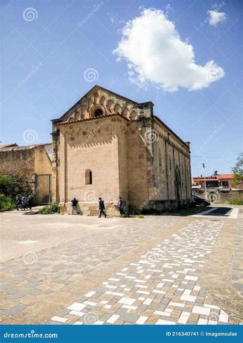 Cerde A Mogoro Iglesia De La Madonna Del Carmine Siglo Xiv Fachada