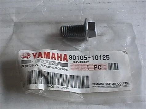 GENUINE YAMAHA M10X20 HEX HEAD FLANGE BOLT 90105 10125 YBR125 ED