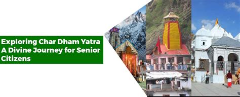 Char Dham Yatra Package For Senior Citizens Mnd Travels