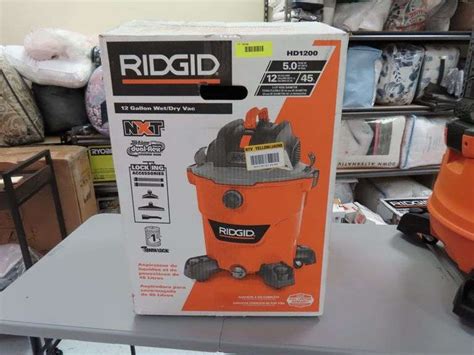 Ridgid 12 Gallon Wet And Dry Vac Matthews Auctioneers