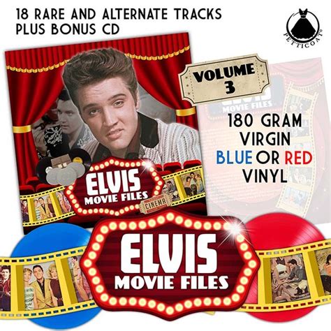 Elvis The Movie Files Vol 3 CD Elvis New DVD And CDs Elvis Presley