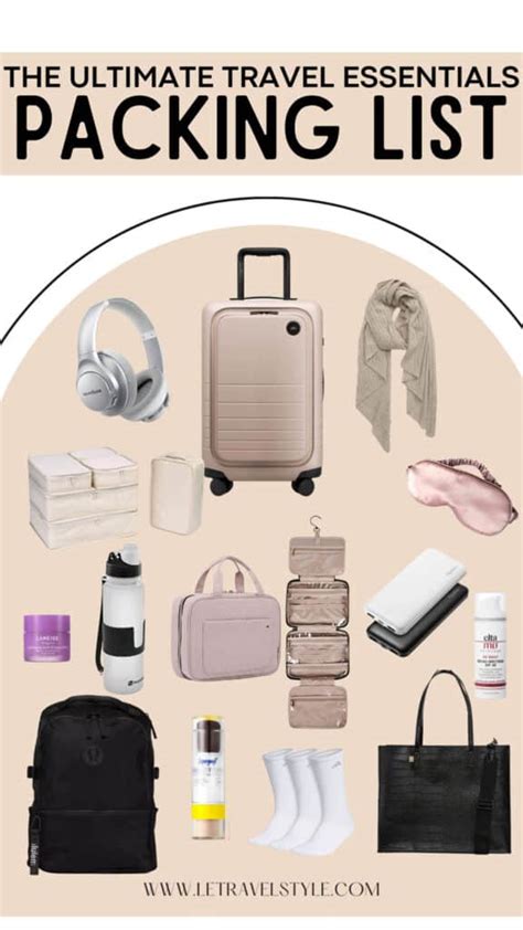 The Ultimate Packing Guide 29 Must Have Travel Essentials Le Travel