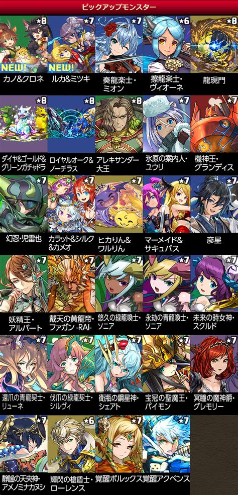 【パズドラ】『魔法石10個！厳選スーパーゴッドフェス後半』開幕！ヴィオーネ確定ガチャ、ミオン確定ガチャ販売開始！ パズ速 パズドラ