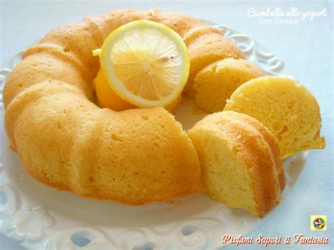 Ciambella Allo Yogurt Con Limone Senza Zucchero E Senza Burro