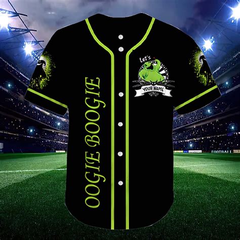 Oogie Boogie Halloween Baseball Jersey Nouvette