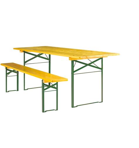 Table Brasserie Pliante Bois Avec Ou Sans Banc Ht