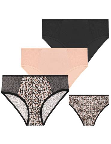 Majtki Damskie Figi Bikini Z Siateczk Pak Wielokolorowy Sklep Moraj