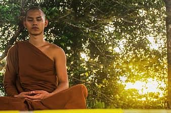 Meditation Meditating Hands Buddhism Theravada Religious Monk