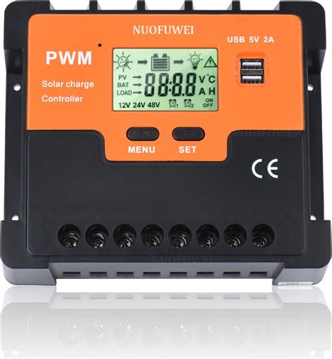 Nuofuwei A Solar Laderegler V V V Solarregler Pwm A