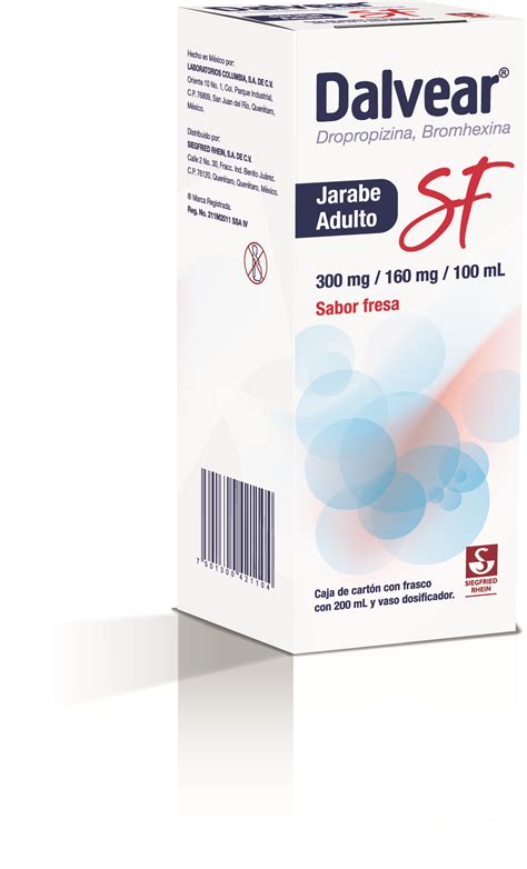 DALVEAR SF 300 160 MG 100 ML FRESA C 200 ML JARABE ADULTO Farmapronto