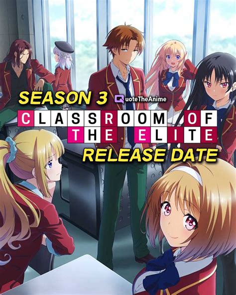 Annette Jones News Classroom Of The Elite Season 3 Release Date