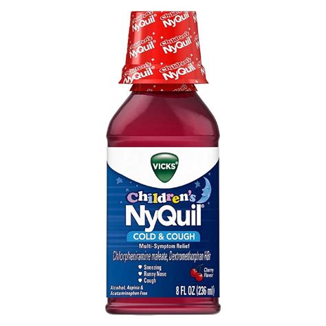 9951 Nyquil Liquid Childrens 8 Fl Oz Box 12