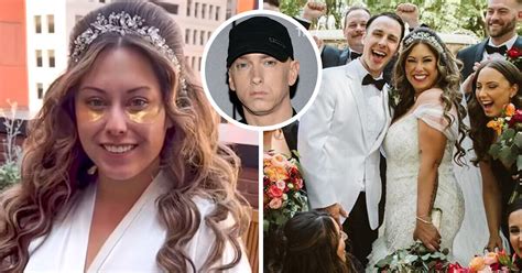 The Rapper Eminem Walked Adopted Daughter Alaina Down The Aisle At Her