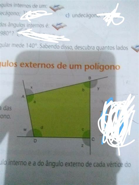 Escreva A Relação Entre A Medida Do ângulo Interno E A Do ângulo Externo De Cada Vértice Do