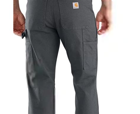 Carhartt Mens Rugged Flex Relaxed Fit Duck Double Front Utility Work Pant 029 Shadow 34x36