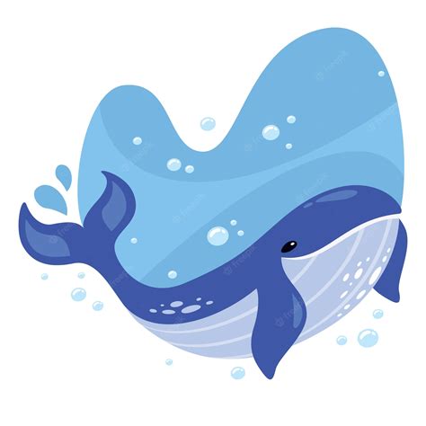 Blue Whale Cartoon Drawing