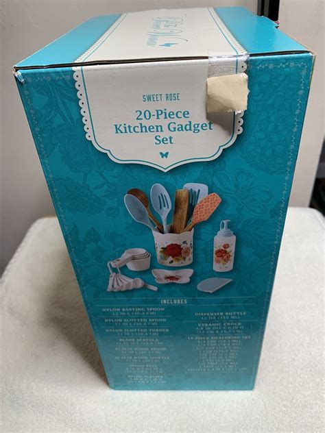 The Pioneer Woman 20 Piece Kitchen Gadget Set Sweet Rose New Ebay