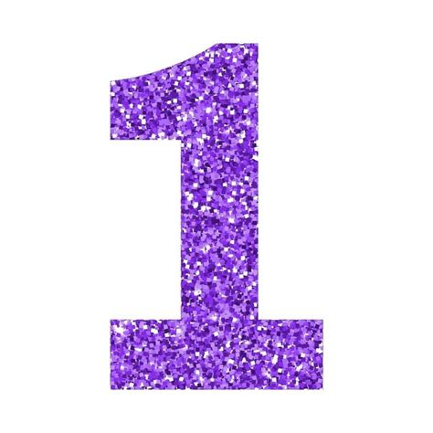 Purple Glitter Letters and Numbers, Purple Glitter Alphabet, Purple Glitter Digital Alphabet ...