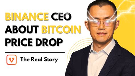 Binance Ceo Talks About Bitcoin Price Drop Vraig On Binance Square