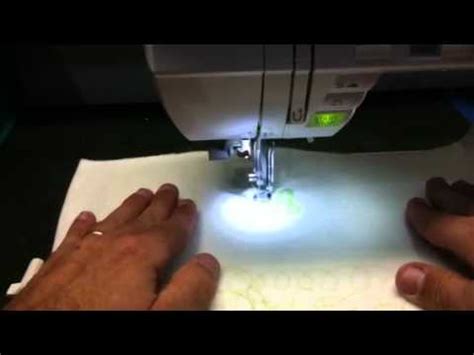 Free Motion Embroidery Sewing On Singer 9960 Sewing Machine YouTube