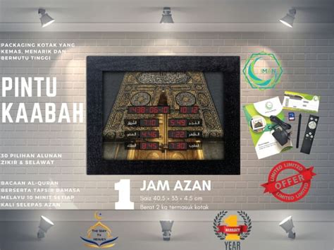 Jam Azan Waktu Solat Digital Ikut Jakim Jam Azan Jam Azan Taqwim