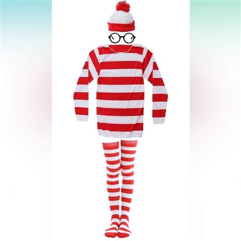 Other Wheres Waldo Cosplay Haloween Costume Adult Poshmark