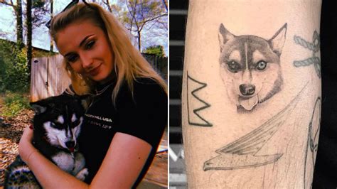 Sophie Turner and Joe Jonas Got Matching Tattoos in Memory of Their Dog ...