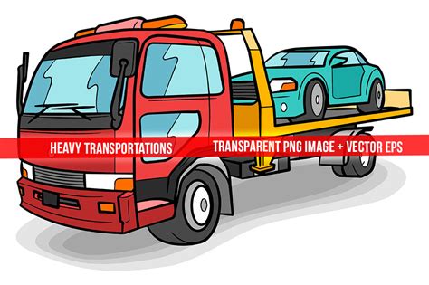 Tow Truck Lorry Vector Illustration Illustration Par Scworkspace