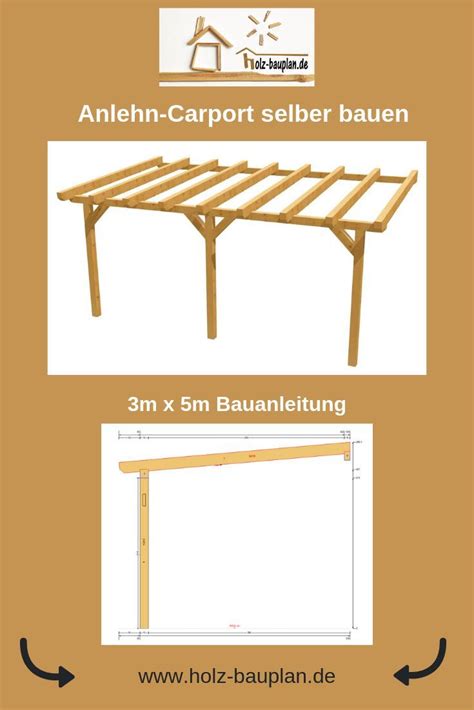 Carport Selber Bauen Anleitung Pdf Bauplan Carport Holz Bauplan