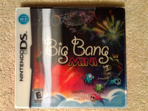 Big Bang Mini New Item Box And Manual Nintendo Ds