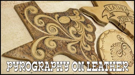 Leather Burning Tutorial For Beginners Leathercraft Tutorial Pyrography Leather Burning