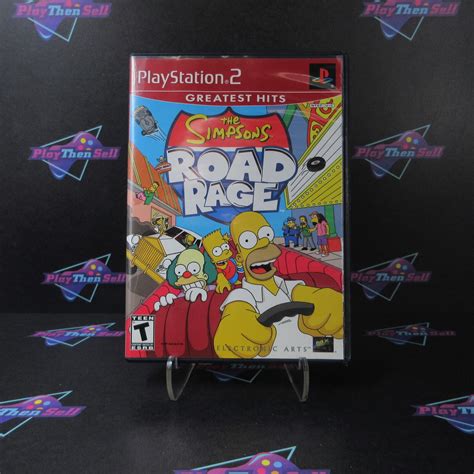 Simpsons Road Rage Value Gocollect Playstation 2 Ps2 Simpsons Road