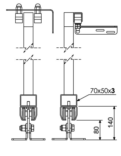 4m Cantilever Sliding Gate Hardware Made In Europe By CAIS E BOX SE 4 0