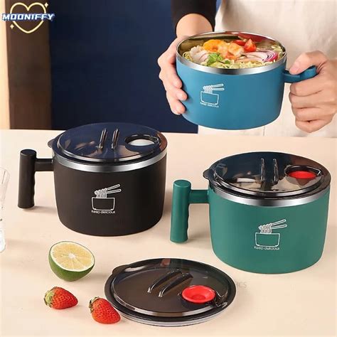 Stainless Steel Instant Noodle Bowl Student Dormitory Instant