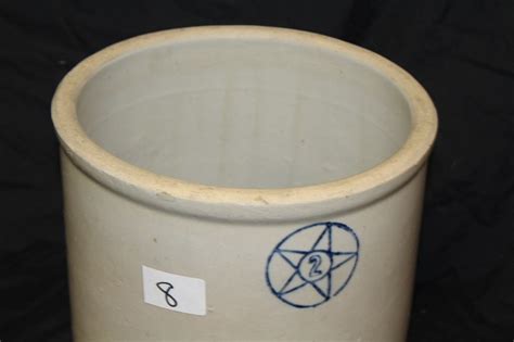 Star Stoneware Gallon Crock Lowry Consignments K Bid