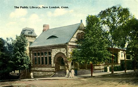 Library Postcards: 1912 The Public Library, New London, Connecticut