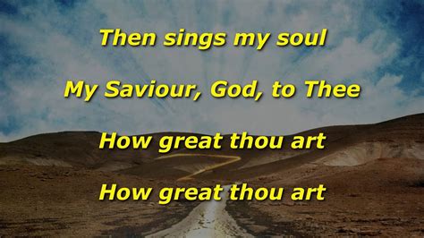 How Great Thou Art Instrumental Youtube