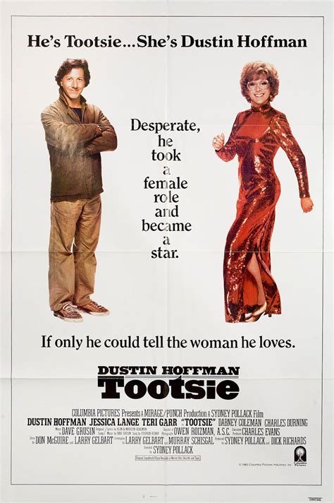 Tootsie Original 1983 U.S. One Sheet Movie Poster - Posteritati Movie ...