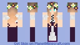 Flower Crown Minecraft Skin