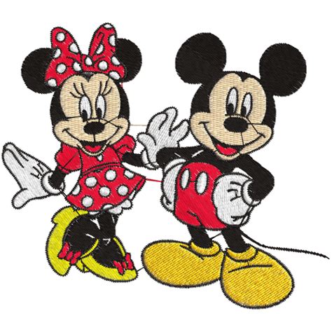 Matriz De Bordado Mickey E Minnie 2