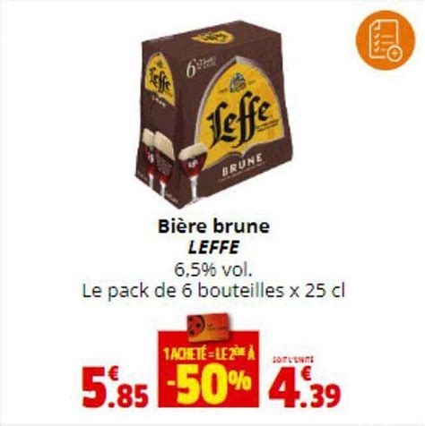 Promo Bi Re Brune Leffe Chez Coccinelle Express Icatalogue Fr