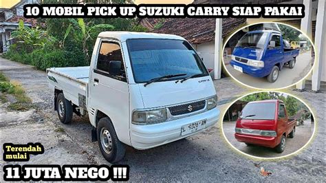 HARGA PICK UP SUZUKI CARRY BEKAS MULAI 11 JUTA NEGO UPDATE TERBARU