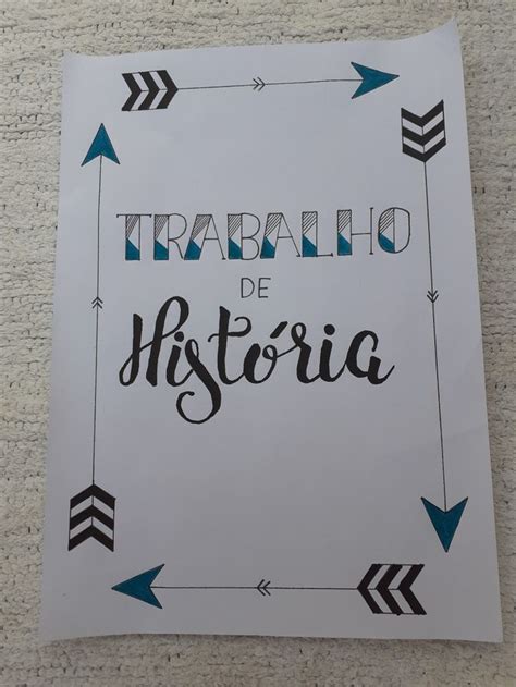 Capa de trabalho de história Lettering tutorial Letras criativas